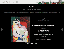 Tablet Screenshot of centralembassy.com